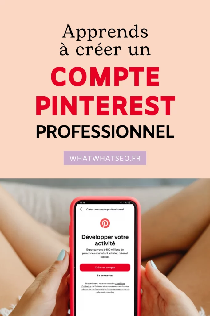 Apprends à créer un compte Pinterest professionnel